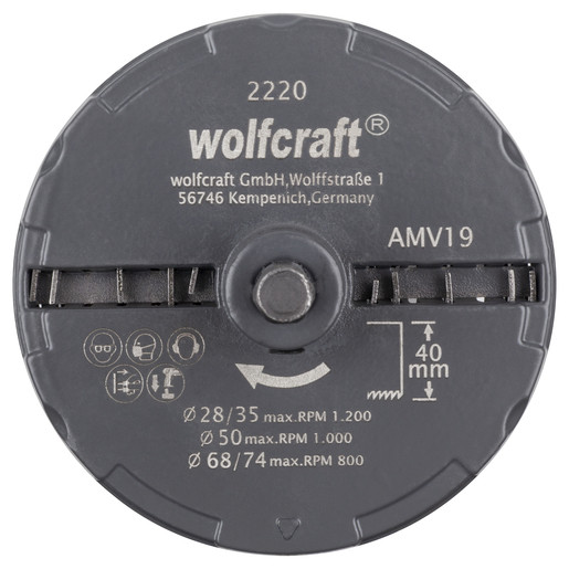 WOLFCRAFT PÍLKA DIEROVACIA PROFI 2220000