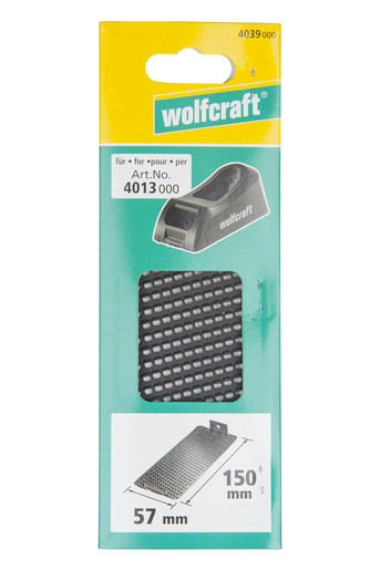 WOLFCRAFT DOSKA RAŠPĽOVÁ 150 / 57MM 4013000