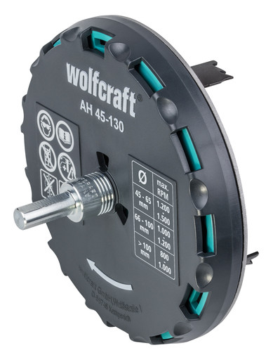 WOLFCRAFT VYREZÁVAČ OTVOROV VARIO AH 45 - 130MM 5978000