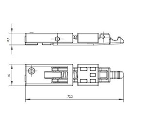 GEZE SZ BOXER ARETÁCIA KLZNEJ LIŠTY 12MM