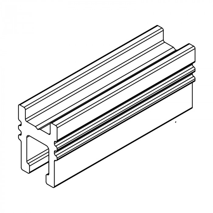 GEZE LEVOLAN 60/120, POSUVNÉ KOVANIE, ADAPTER NA DREVENÉ KRÍDLO, 1000MM