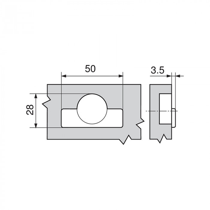 BLUM 71T0750 ZÁVES CLIP TOP MINI  VLOŽENÝ S PEROM 94°