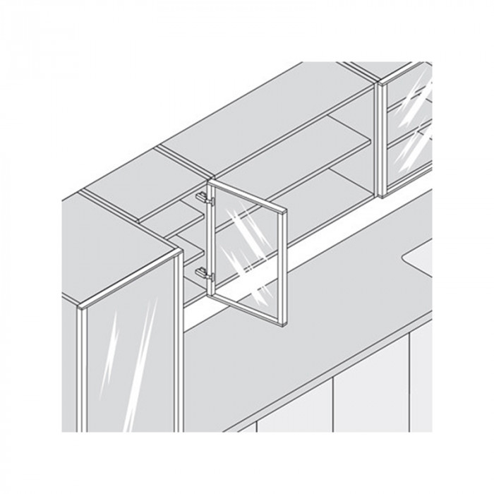 BLUM 71T960A ZÁVES CLIP TOP POLONALOŽENÝ S PEROM PRE HLINÍKOVÉ RÁMY 95°