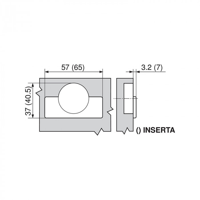 BLUM 78A9456.T ZÁVES CLIP TOP PLNE NALOŽENÝ BEZ PERA ULOVÝ ZÁVES +30° III 95°