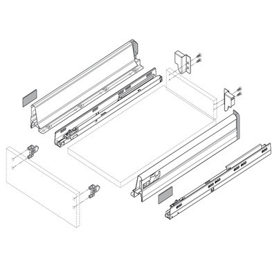 BLUM ZSF.39A2 ANTARO UPEVNENIE ČELA INSERTA