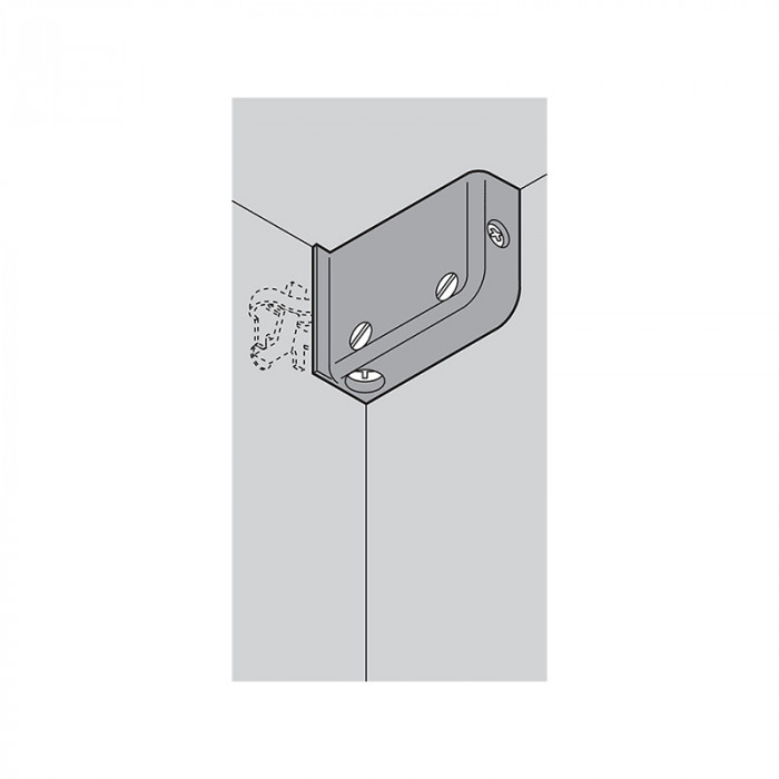 BLUM 48N0510.03 KOVANIE ZÁVESNE BIELE ĽAVÉ