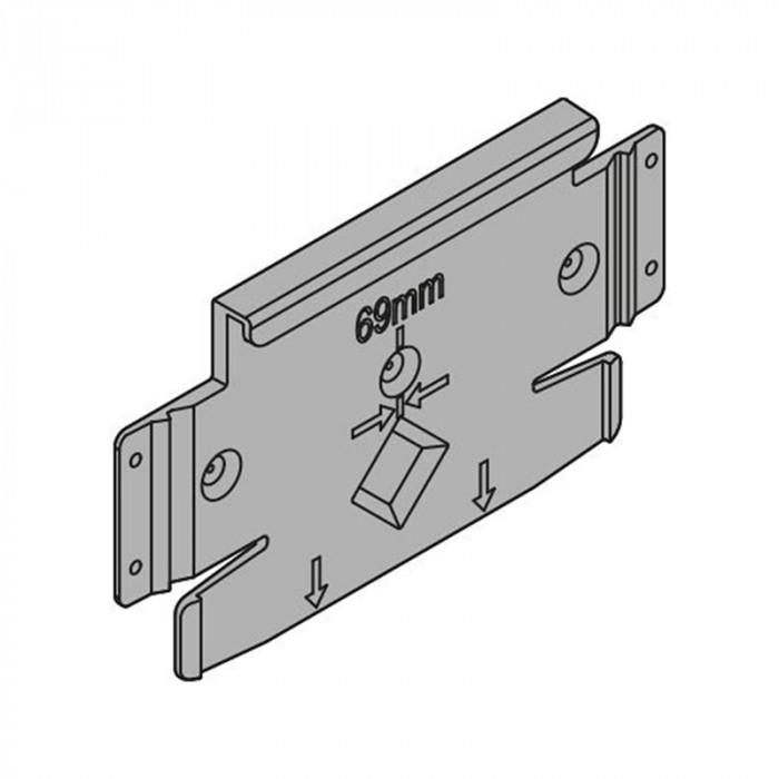 BLUM Z10C5005 SERVO DRIVE FLEX PLATNIČKA ŠEDÁ R7035