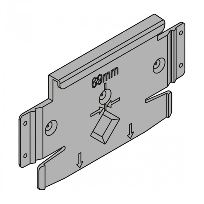 BLUM Z10C5005 SERVO DRIVE FLEX PLATNIČKA ŠEDÁ R7035