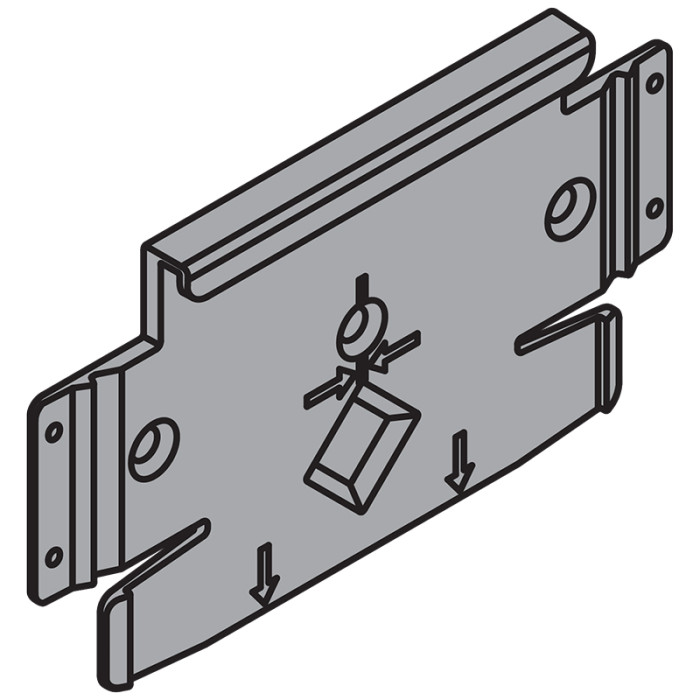 BLUM Z10C5005 SERVO DRIVE FLEX PLATNIČKA TMAVO ŠEDÁ