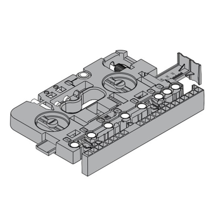 BLUM ZML.0040.02 UNIVERZÁLNA VŔTACIA A OZNAČOVACIA ŠABLÓNA