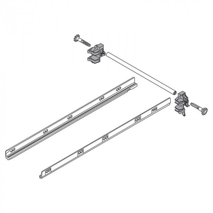 BLUM ZST.450BA BOČNÁ STABILIZÁCIA ANTARO 450MM