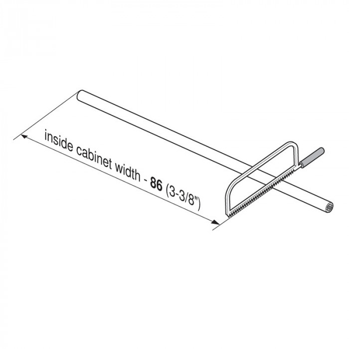 BLUM ZST.500BA BOČNÁ STABILIZÁCIA ANTARO 500MM