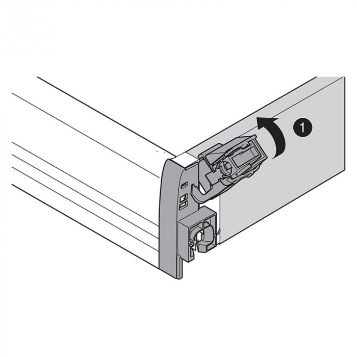 BLUM ZST.500BA BOČNÁ STABILIZÁCIA ANTARO 500MM