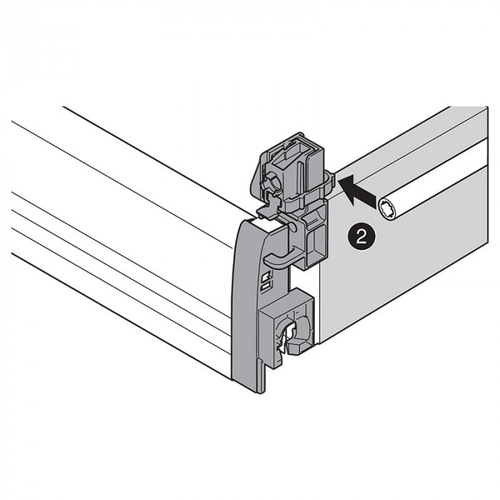 BLUM ZST.500BA BOČNÁ STABILIZÁCIA ANTARO 500MM