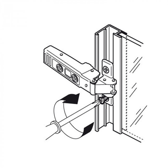 BLUM 71T950A.22 ZÁVES CLIP TOP NALOŽENÝ S PEROM PRE HLINÍKOVÉ RÁMY 95°