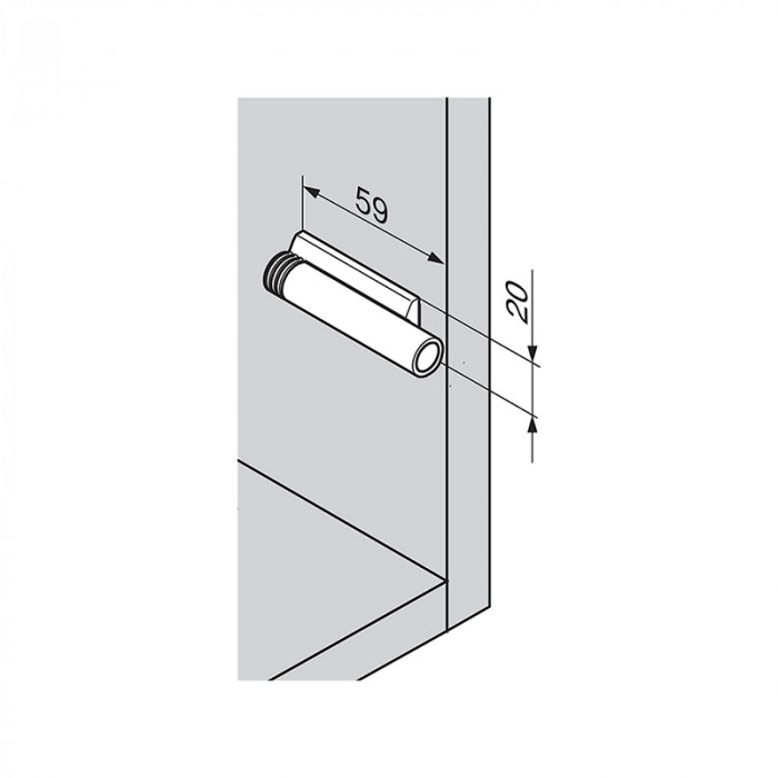 BLUM 970.1201 ADAPTÉR BLUMOTION