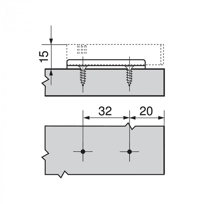 BLUM 970.1201 ADAPTÉR BLUMOTION