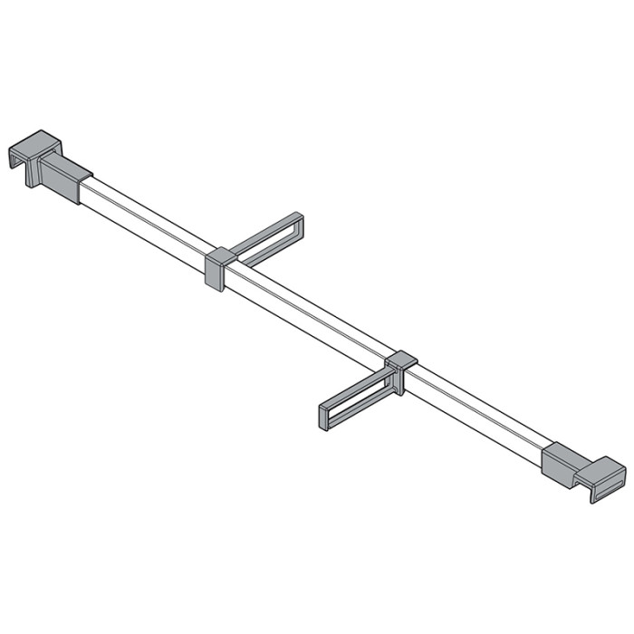 BLUM ZC7U10E0 AMBIA-LINE DRŽIAK PRIEČNEHO RELINGU KARBÓNOVÝ ČIERNY