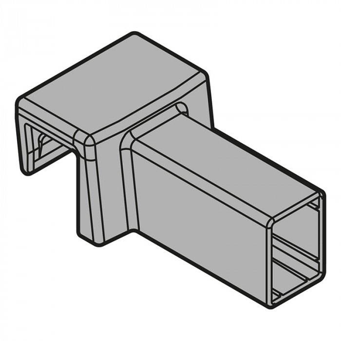 BLUM ZC7U11E0 AMBIA-LINE DRŽIAK PRIEČNEHO RELINGU BIELY