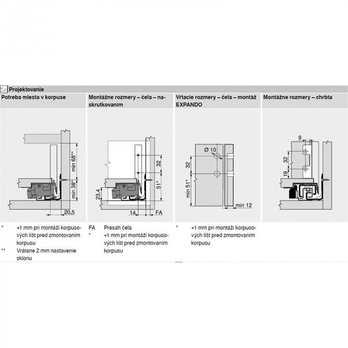 BLUM LEGRABOX 600MM VÝŠKA M BIELA KOMPLETNÁ ZÁSUVKA