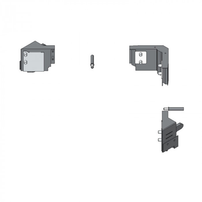 BLUM Z33M00E0A6 SADA SYNCROMOTION NA ROHOVÉ ZÁSUVKY VÝŠKY M HODVÁBNA BIELA