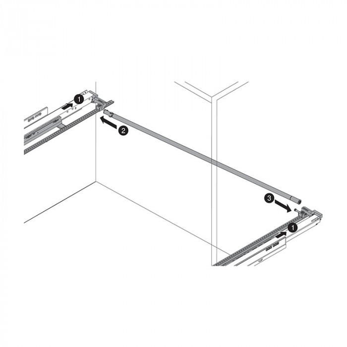 BLUM ZS7M400LU LEGRABOX BOČNÁ STABILIZÁCIA