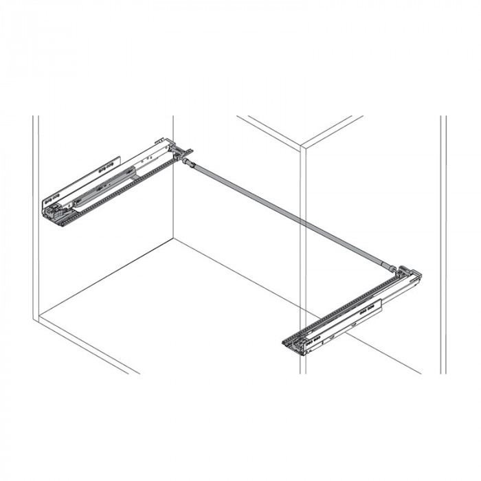 BLUM ZS7M400LU LEGRABOX BOČNÁ STABILIZÁCIA