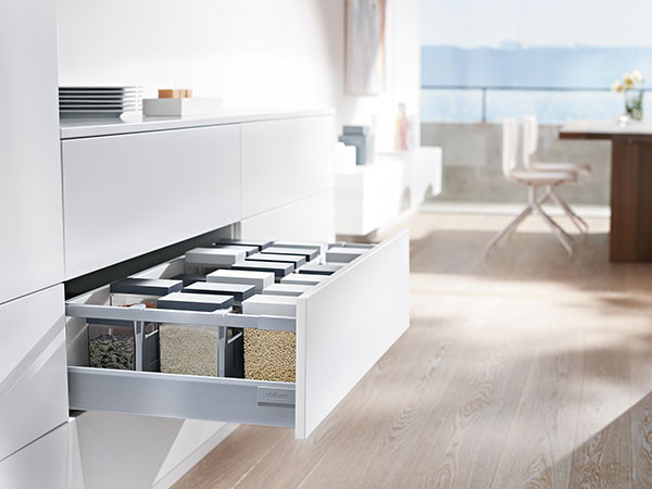 BLUM TANDEMBOX ANTARO 500MM VÝŠKA D ŠEDÁ KOMPLETNÁ ZÁSUVKA