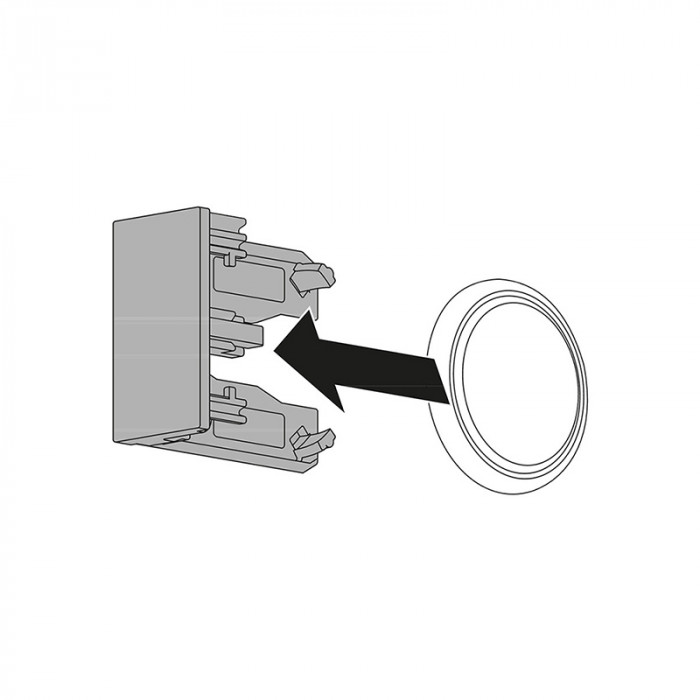 BLUM 23P5020 SERVO DRIVE FLEX VYSIELAČ TMAVO ŠEDÝ