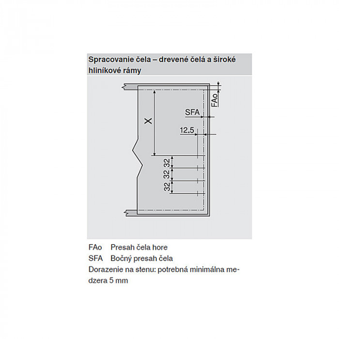 BLUM 20L3200 AVENTOS HL SADA TELESKOPOV