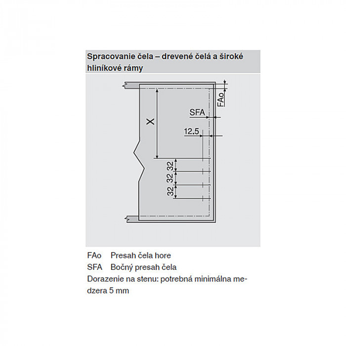 BLUM 20L3500 AVENTOS HL SADA TELESKOPOV