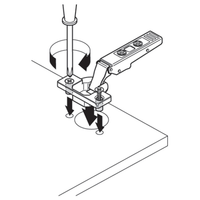 BLUM 71T358E ZÁVES CLIP TOP NALOŽENÝ S PEROM EXPANDO 110°