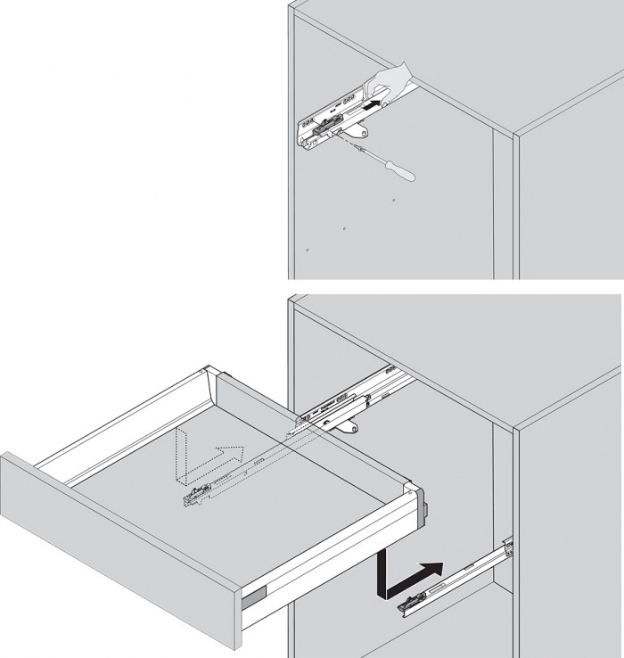 X-BLUM TBX LIŠTY 559.4501T TIP ON