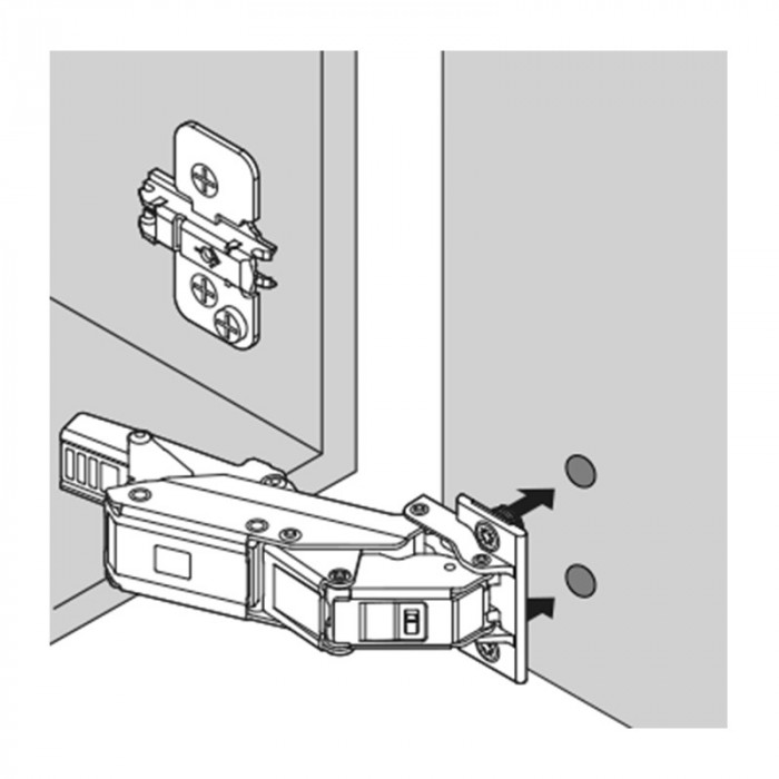 BLUM 71T453T ZÁVES CLIP TOP NA ÚZKE MATERIÁLY S PEROM