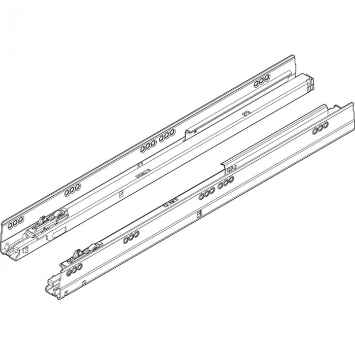 BLUM 578.2701M KORPUSOVÉ LIŠTY 270 MM NOSNOSŤ 30KG