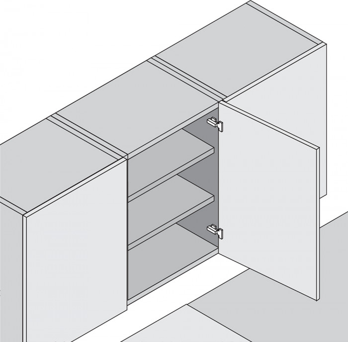 BLUM 70M2550.TL ZÁVES CLIP NALOŽENÝ BEZ PERA 100°