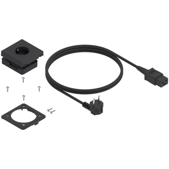 BLUM ESS.B01FA.2 AMPEROS AC ZÁSUVKA TYP F ČIERNA MATNÁ