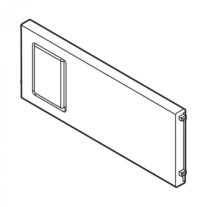 BLUM ZC7Q010SS AMBIA-LINE PRIEČKA BIELA Š100MM