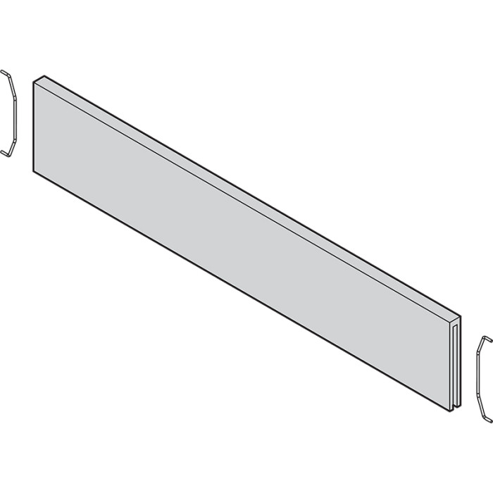 BLUM ZC7Q020SH AMBIA-LINE PRIEČKA ORECH TENNESSEE SVETLÝ Š200MM