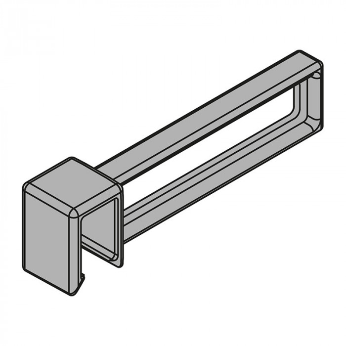 BLUM ZC7U10F0 AMBIA-LINE POZDĹŽNY DELIACI PRVOK BIELY 84MM