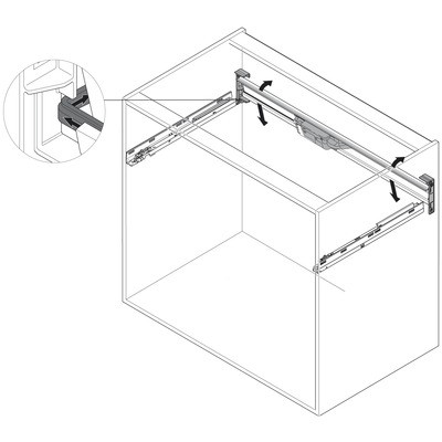 BLUM Z10T1143B SERVO DRIVE NOSNÍK VODOROVNÝ