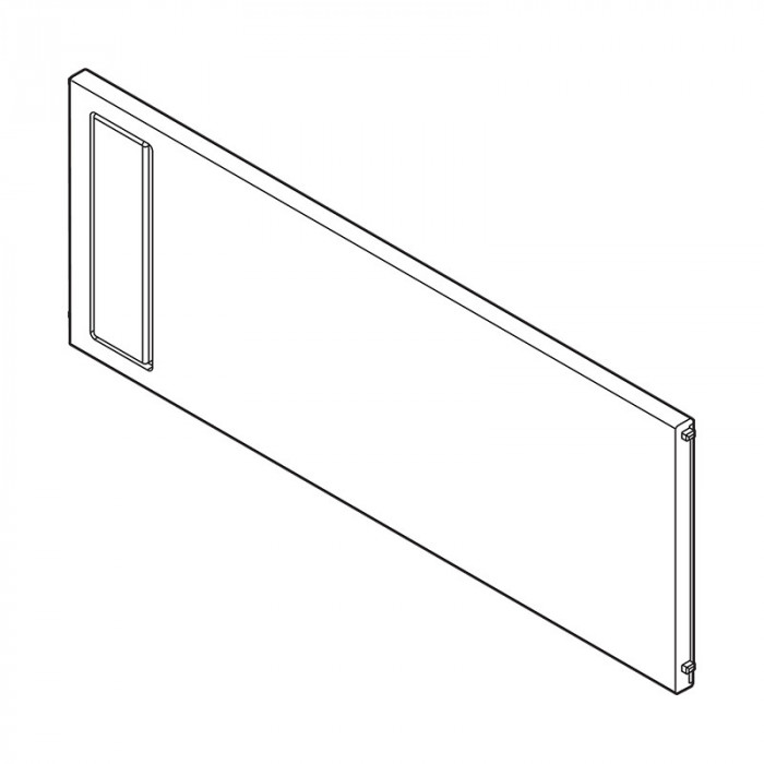 BLUM ZC7Q0U0FS AMBIA-LINE PRIEČKA ČIERNA Š242MM