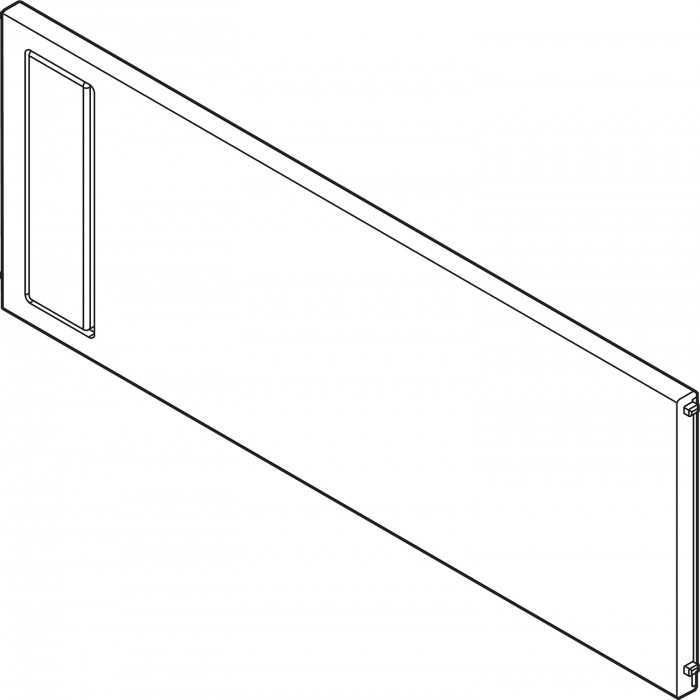 BLUM ZC7Q0U0FS AMBIA-LINE PRIEČKA SVETLO ŠEDÁ Š242MM