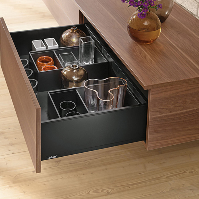 BLUM ZC7F300RSU AMBIA-LINE OCEĽOVÝ DIZAJN - RÁM KARBÓNOVÝ ČIERNY 270MM