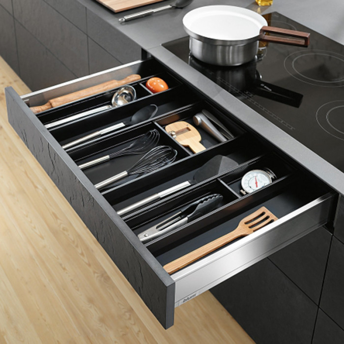 BLUM ZC7S450RS2 AMBIA-LINE OCEĽOVÝ DIZAJN - RÁM KARBÓNOVÝ ČIERNY 450MM