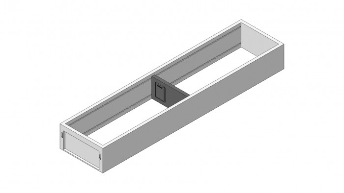 BLUM ZC7S450RS1 AMBIA-LINE OCEĽOVÝ DIZAJN - RÁM SVETLO ŠEDÝ 450MM