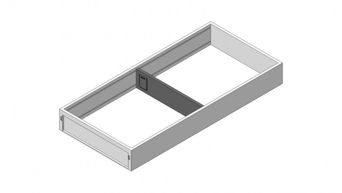 BLUM ZC7S450RS2 AMBIA-LINE OCEĽOVÝ DIZAJN - RÁM SVETLO ŠEDÝ 450MM