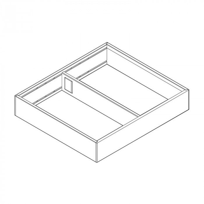 BLUM ZC7S300RSU AMBIA-LINE OCEĽOVÝ DIZAJN - RÁM TMAVO ŠEDÝ 300MM