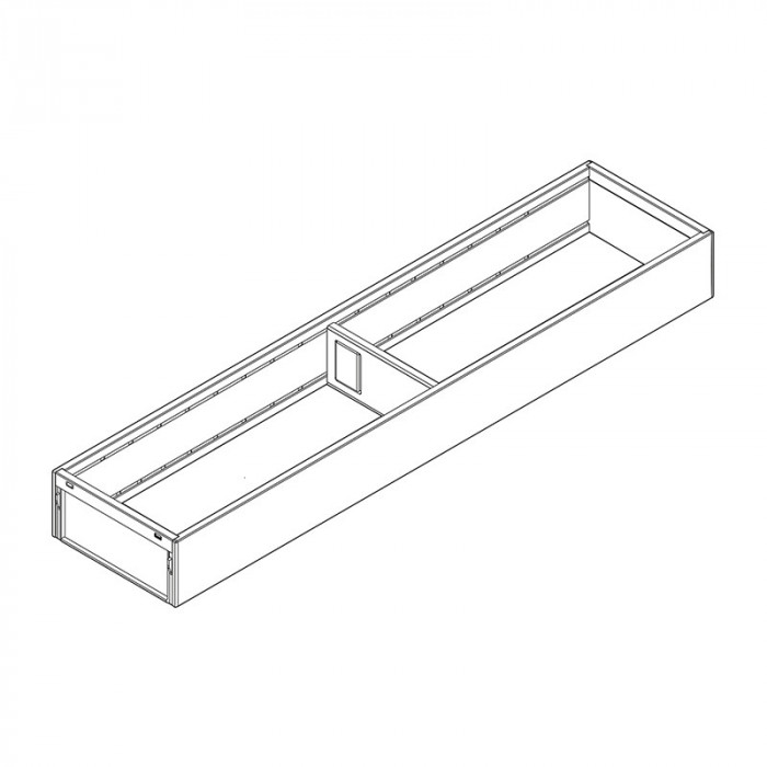 BLUM ZC7S500RS1 AMBIA-LINE OCEĽOVÝ  DIZAJN - RÁM BIELY 500MM