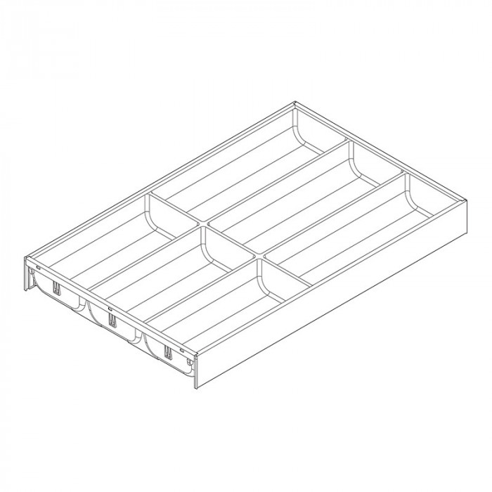 BLUM ZC7S500BS3 AMBIA-LINE PRÍBORNÍK BIELY 500MM